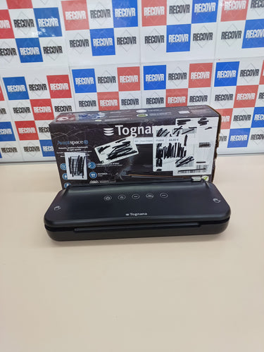 Máquina de envasado al vacío cortador inalámbrico y recargable línea Avantspace negro Tognana